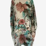 Whispering Bloom Silk Kaftan FW-909