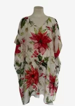 P1 White Silk Kaftan