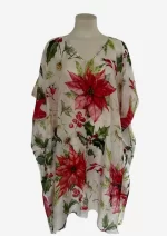 P1 White Silk Kaftan - Image 2