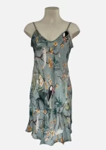 Blue Toucan Garden Modal Chemise HAB-06 - Image 3