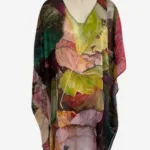 Autumn Canopy Silk Kaftan FW-423