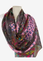 Paisley Mirage Silk Long Scarf FW-926 - Image 2