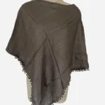 Linen Poncho Ash