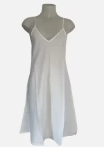 Cotton Camisole With Trim WHT
