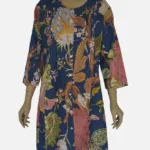 Indigo Canopy Cotton Pin Tuck Tunics DPR-3