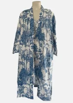 Crane & Canopy Cotton Robe/ Kimono (Free Size) DPR-6 - Image 3