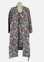 Evening Botanica Cotton Robe/ Kimono (Free Size) DPR-7 - Image 3