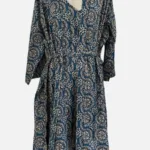 Blue Mirage Cotton Robe/ Kimono (Free Size) DPR-8