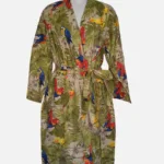 Birds of Paradise Cotton Robe/ Kimono (Free Size) DPR-9