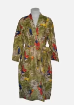 Birds of Paradise Cotton Robe/ Kimono (Free Size) DPR-9