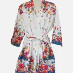 Eden Bloom Cotton Robe/ Kimono (Free Size) KD-4 -(Short)