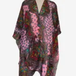 Silk Open Kaftan/ Cape/ Kimono