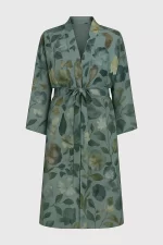 Duck-Egg Floral Modal Robes/ Kimonos (Free Size) HAB-01