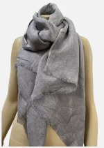 Ash Linen Scarf
