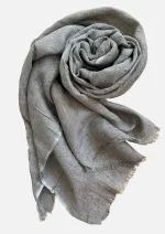 Ash Linen Scarf - Image 2