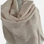 OldRose157L Linen Scarf