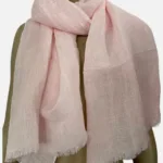 Pink 215 L Linen Scarf
