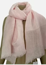 Pink 215 L Linen Scarf - Image 2
