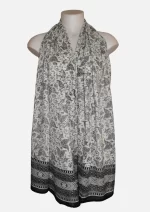 04 Pompom Printed Cotton Scarves