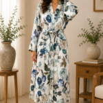 Ivory Meadow Modal Robes/ Kimonos (Free Size) HAB-02