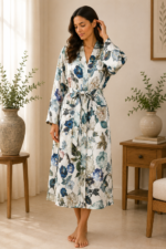 Ivory Meadow Modal Robes/ Kimonos (Free Size) HAB-02