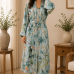 Blue Toucan Garden Modal Robes (Free Size) HAB-06