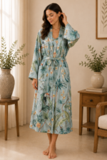 Blue Toucan Garden Modal Robes (Free Size) HAB-06