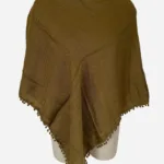 Linen Poncho Moss Green 169