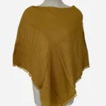 Linen Poncho SpicyMustard