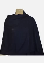 Navy Cashmere Wool Scarf - Image 2
