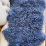 Petrol Blue - Tibetan Lamb Hide