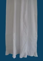SN-275 White Cotton Embroidery Nightie - Image 4