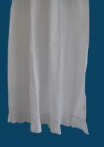 SN-276 White Cotton Embroidery Nightie - Image 6