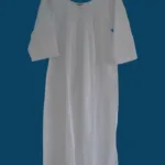 SN-276 White Cotton Embroidery Nightie