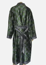 Emerald Echo Velvet  Robe Jacket/ Kimono - Image 2