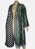 Emerald Echo Velvet  Robe Jacket/ Kimono - Image 4