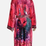 Peacock Muse Velvet  Robe Jacket/ Kimono