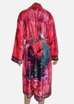 Peacock Muse Velvet  Robe Jacket/ Kimono