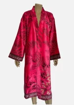 Peacock Muse Velvet  Robe Jacket/ Kimono - Image 2