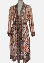 Blooming Aura Velvet  Robe Jacket/ Kimono