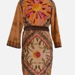 Amber Oasis Velvet  Robe Jacket/ Kimono