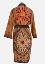 Amber Oasis Velvet  Robe Jacket/ Kimono