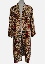 Velvet Roses Velvet  Robe Jacket/ Kimono - Image 3