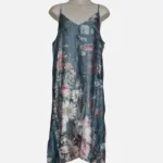 Teal Meadow HAB-605 Modal Long Dress