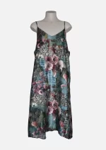 Teal Reverie Modal Long Dress HAB-104
