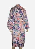 Salmon Botanical Garden Modal Robes (Free Size) HAB-03 - Image 2