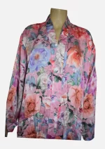 Pink Peony Garden Modal Robes (Free Size) HAB-04 - Image 3
