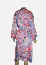 Pink Peony Garden Modal Robes (Free Size) HAB-04 - Image 2