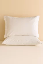 Cotton Pillowcases White Poplin