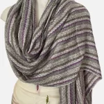 Stripes/Checks A7 Cashmere Wool  Scarf